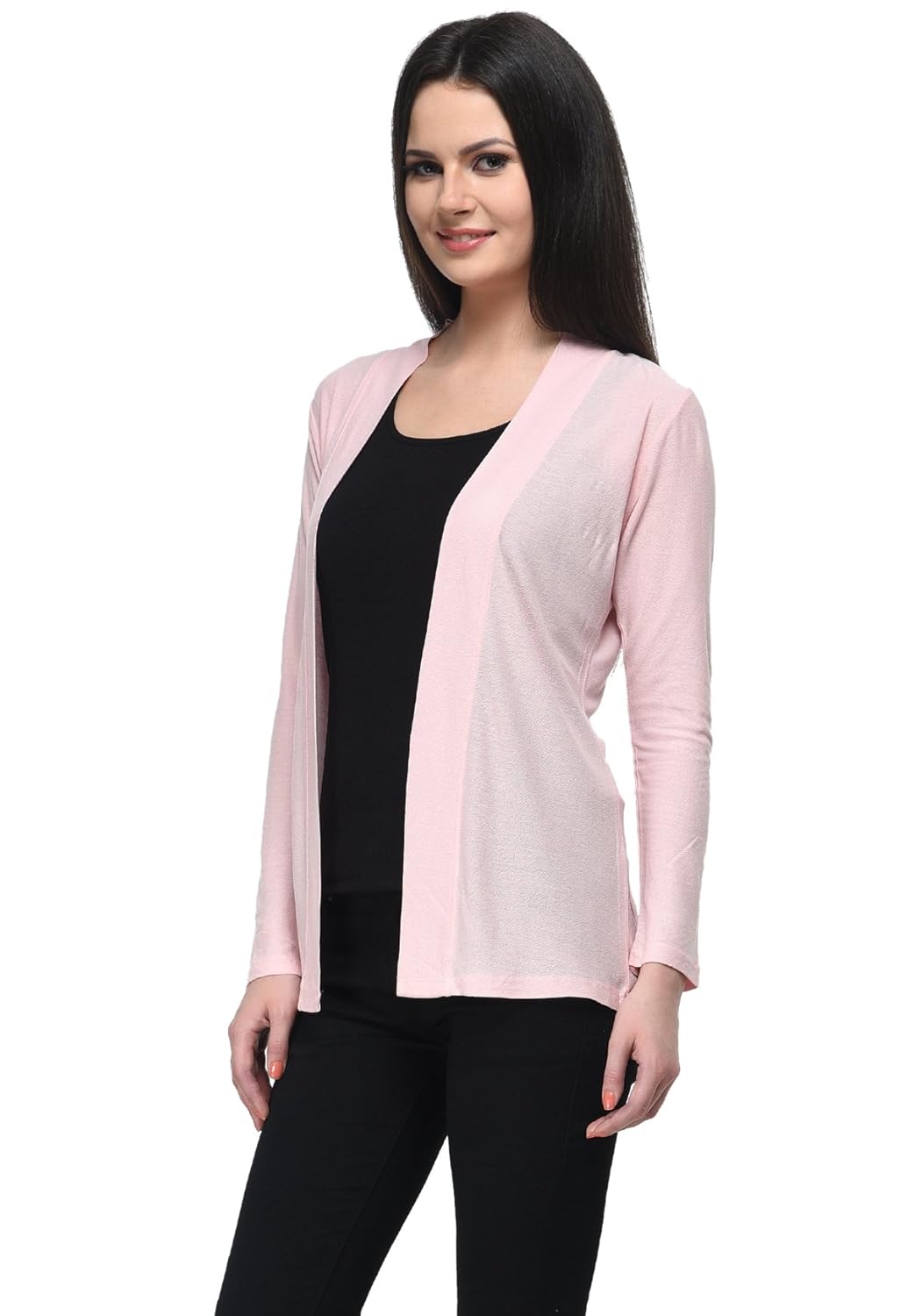 frenchtrendz women viscose crepe shrug