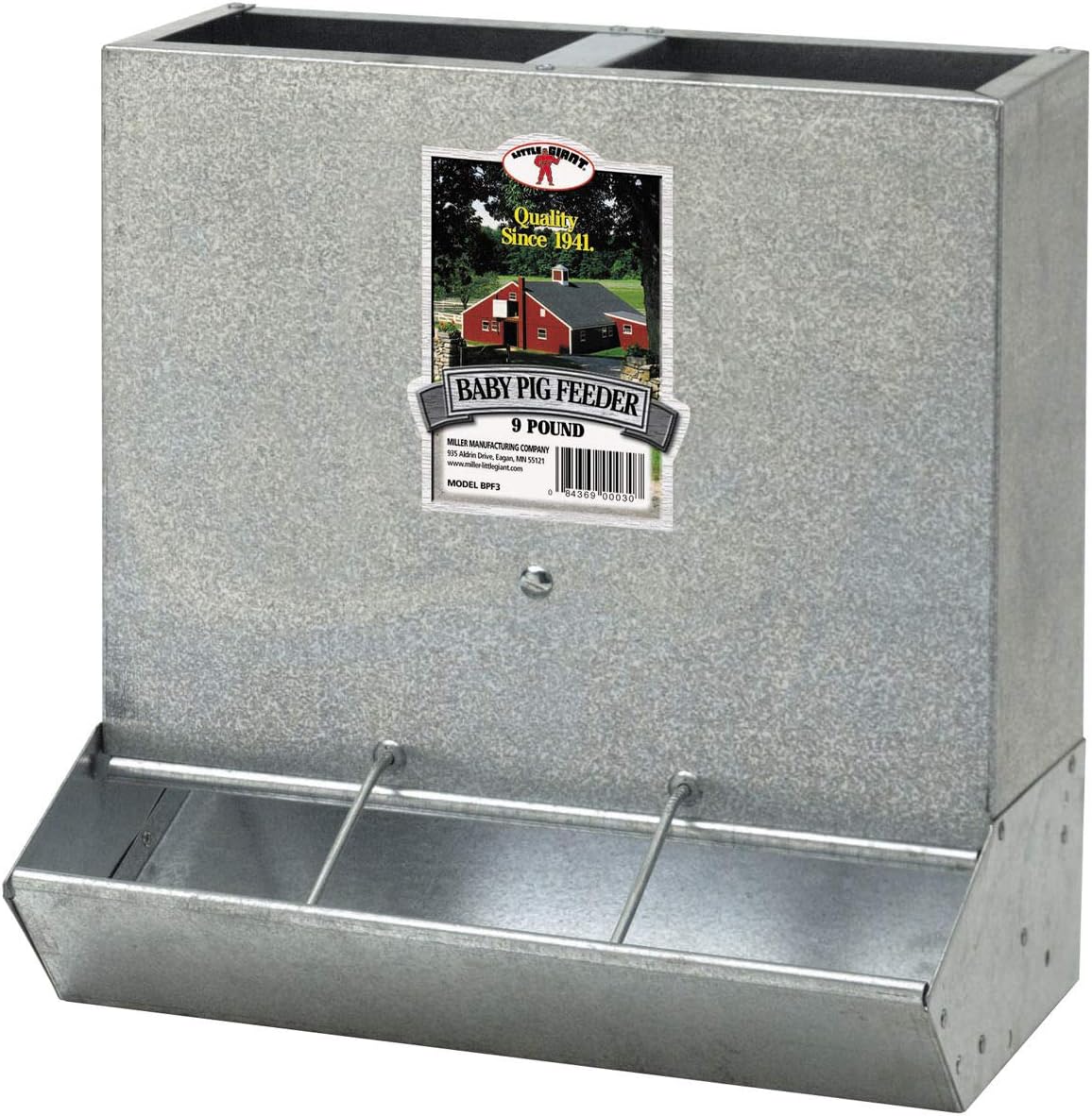 Amazon Com 3 Hole Galvanized 9 Pound Creep Style Feeder Baby Pig