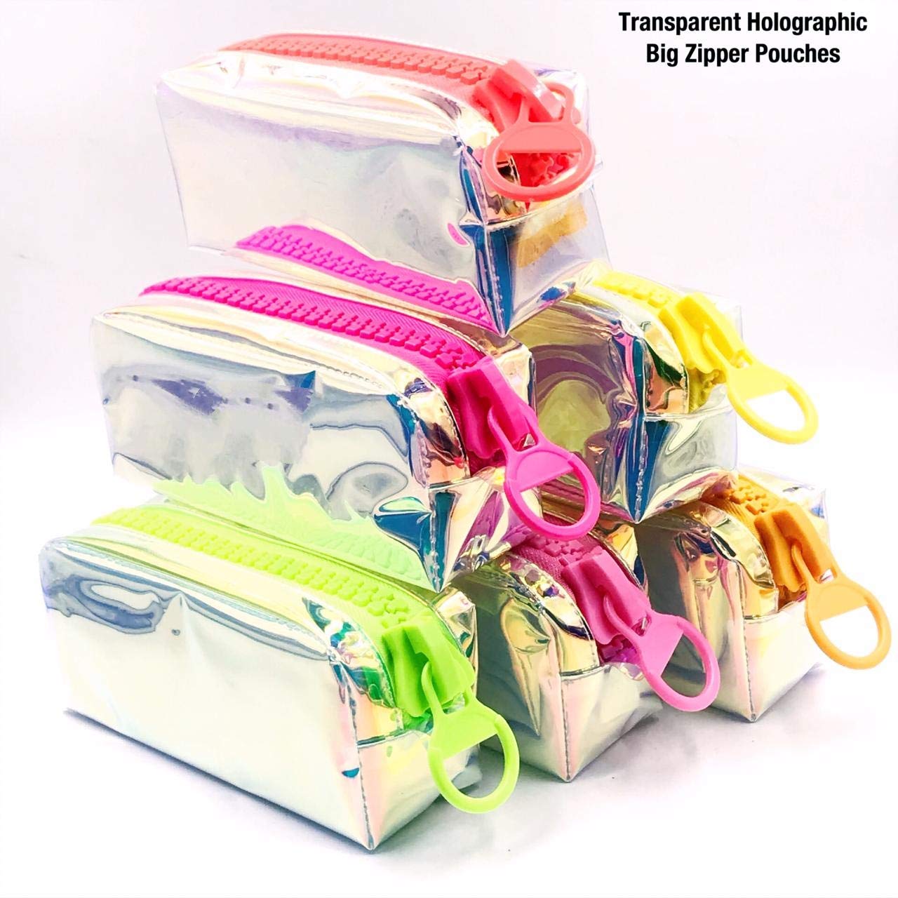 Buy Araham Collection Big Zip Transparent Pouch Multipurpose Pen Pencil