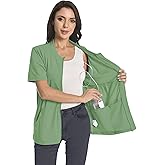 Post Mastectomy Zip Shirts with Drain Pockets Surgery Recovery Must Haves Clothing Comfy Short Sleeve Shirts