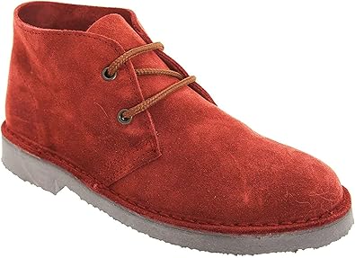 red suede chukka boots