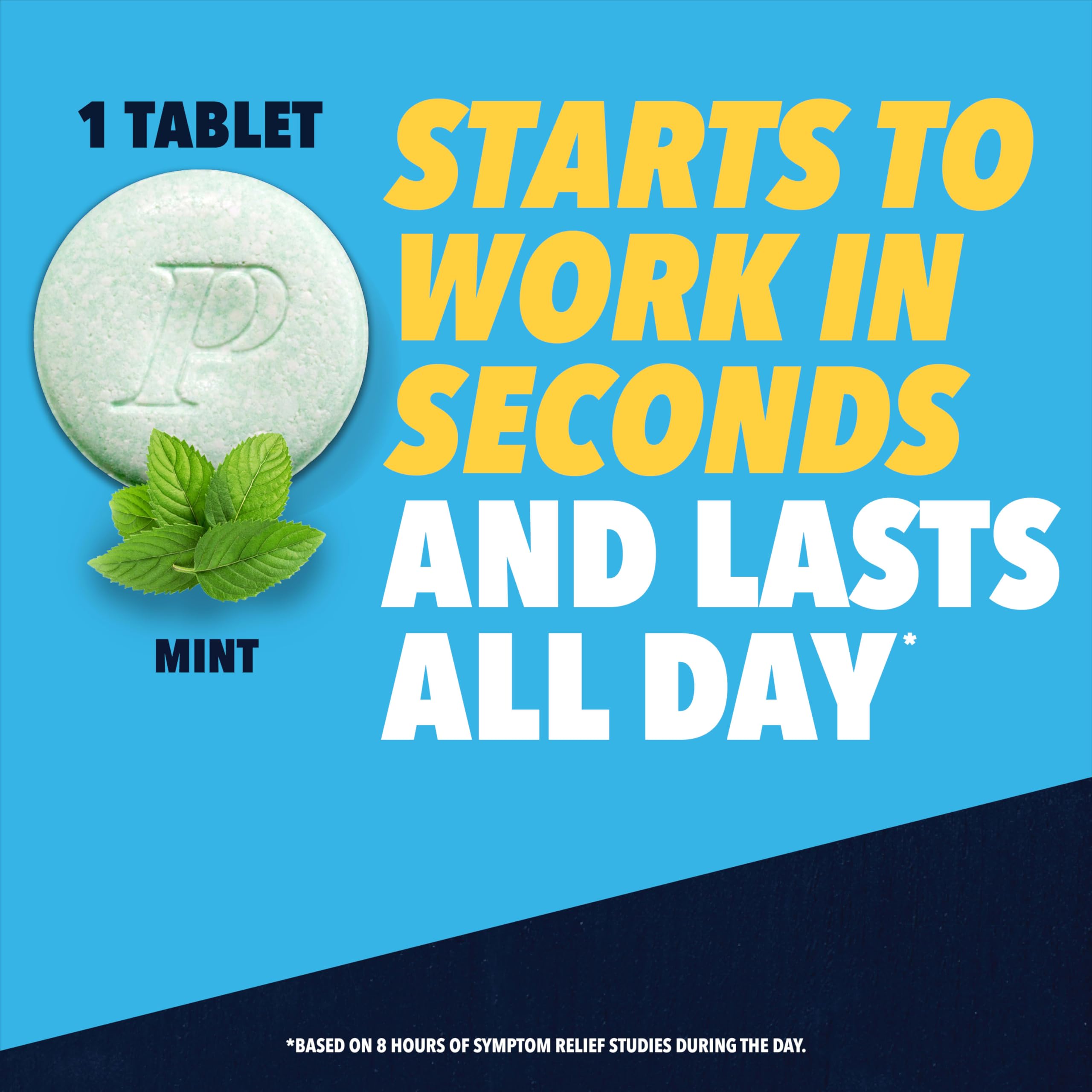 Pepcid Complete Acid Reducer + Antacid Chewables, 10mg Famotidine, 800mg Calcium Carbonate & 165mg Magnesium Hydroxide per Heartburn Medicine Tablet, Antacid Chews, Mint, 50 ct