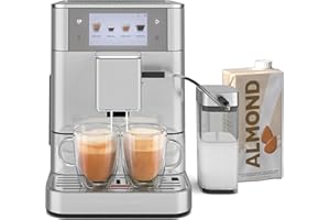 KitchenAid Fully Automatic Espresso Machine KF8 with Milk Attachment and Plant Based Milk Options, KES8558SX, Stainless Steel
