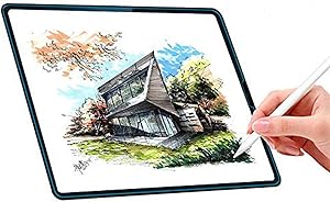 2PCS Paperfeel i Pad Pro 11" Screen Protector-Anti Glare High Touch Sensitivity Screen PET Matte Film Compatible with i Pad 2018/19 Release/Apple Pencil Compatible 11 Inch i Pad & Face ID