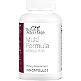 Bariatric Advantage Multi Formula without Iron, High Potency Daily Multivitamin for Bariatric Surgery Patients with 22 Essential Vitamins and Nutrients - 180 Capsules