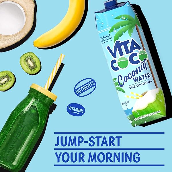 VITA COCO COCONUT WATER ORIGINAL, 33.8 FL OZ (PACK OF 6)