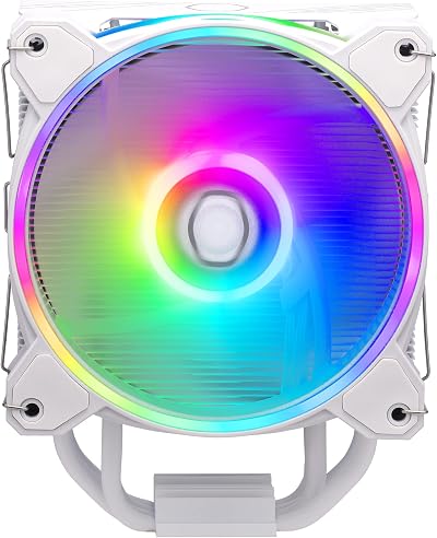 Cooler Master Hyper 212 Halo White CPU Cooler with MF120 Halo2 ARGB Fan