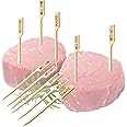 300-Piece Steak Temperature Sticks - Wooden Doneness Markers For BBQ & Grilling Parties