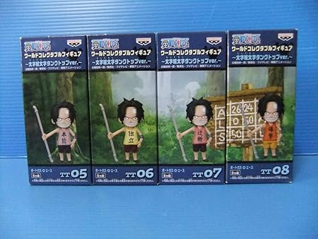 Amazon Co Jp One Piece ワンピース ワールドコレクタブルフィギュア 文字絵文字タンクトップver Tt05 Tt06 Tt07 Tt08 エース Toys