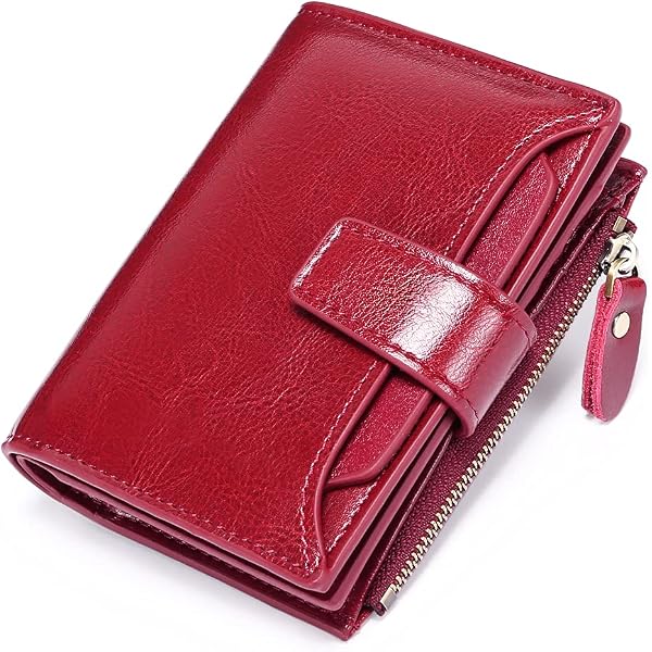 Feng Shui Red Prosperity Purse - Wealth Abundance Wallet With Mantra, 7x4 Inches, PU Leather