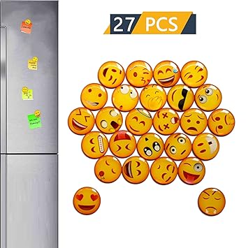 Amazon Com Emoji Refrigerator Magnets For Locker Stuff 27 Pcs