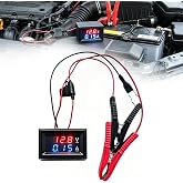 Parasitic Battery Drain Tester, 12V Automotive Fuse &amp; Parasitic Draw Tester with Voltage Display, No Multimeter Required
