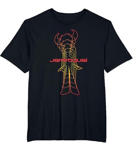Amazon.com: Jamiroquai T Shirt Buffalo Gradient Logo Automaton