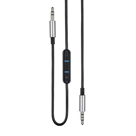 Beoplay Audiokabel für Bang & Olufsen H6 H8 Kopfhörer iOS – Android – 3,5 mm Stecker auf 3,5 mm Stecker, vergoldet, 1,5 m