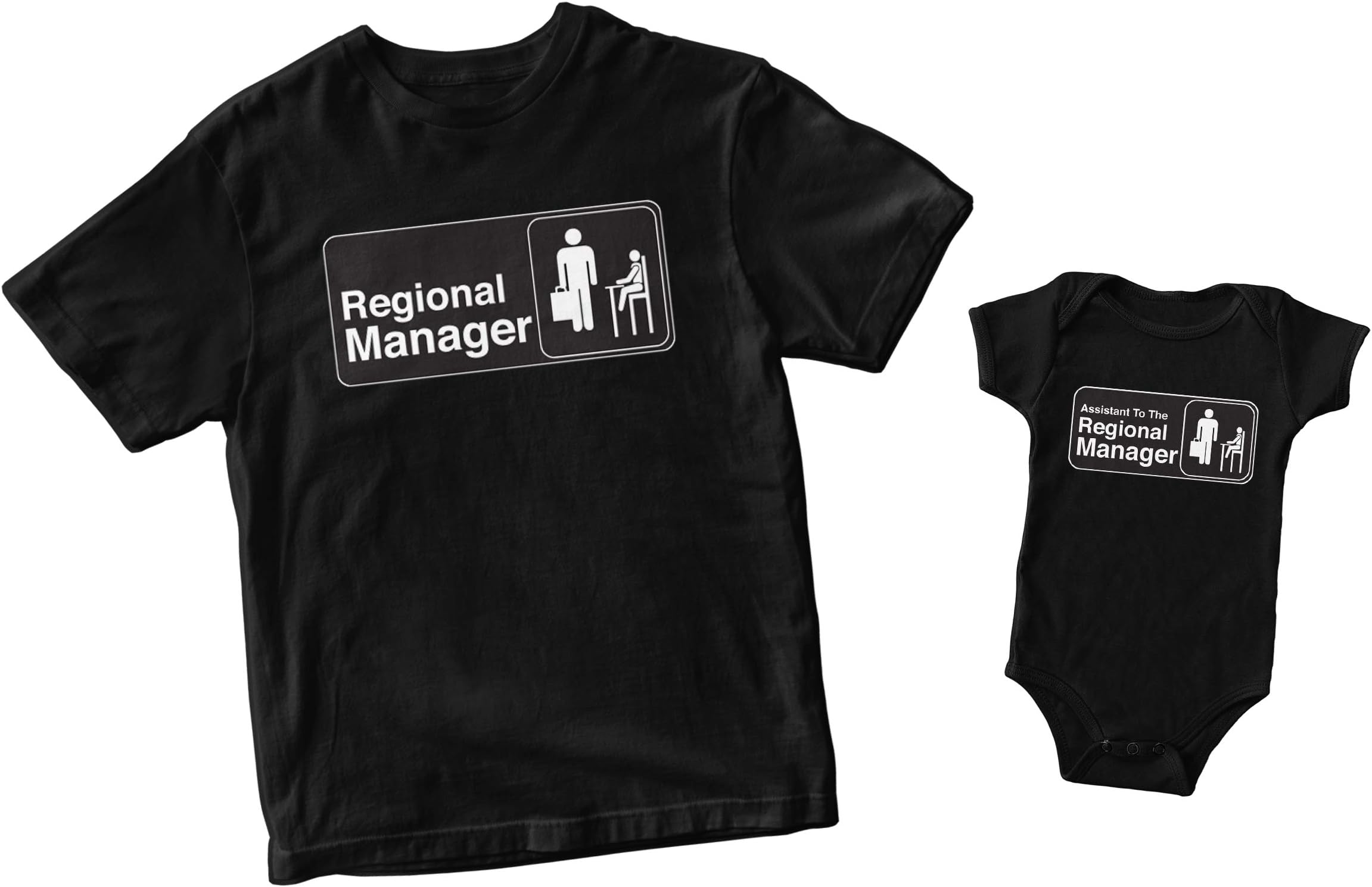 Regional Manager/Assistant to The Regional Manager Matching Family Shirts
