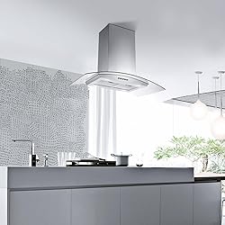 JOEAONZ Island Range Hood 36 inch 700 CFM, Ceiling