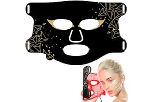 brori LED Face Mask - 8 Colors Red Blue Infrared Light Therapy Mask for Facial Skin Care & Treatment Device, Beauty Skincare Gifts