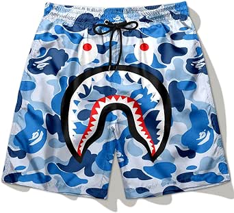 Conpaxye Bape Shorts Men Bape Swim 