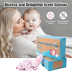 USBOO Disposable Diaper Bags for Baby - 20 Refill
