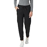 Hanes Women's Scrubs Cargo Joggers, Healthcare Scrub Joggers for Women, Moisture Wicking