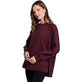 RBX Transitional Sweatshirt for Women, Luxe Athleisure Sweatshirt Ultra Lightweight Long Sleeve Super Soft Pullover