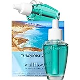 Bath & Body Works Turquoise Waters Scented Wallflowers Home Fragrance Refills One Box of 2 Refill Bulbs