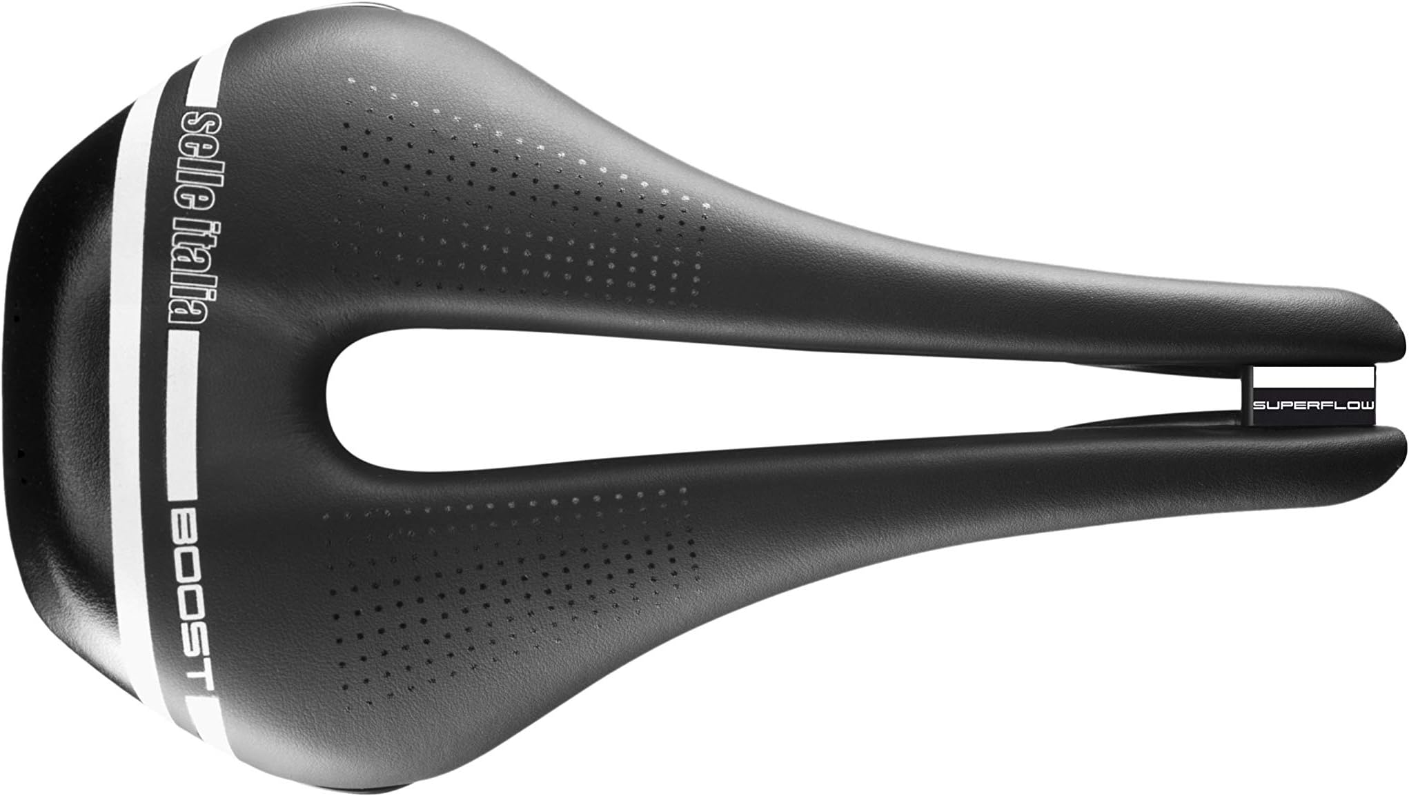 Selle Italia Novus Boost Superflow Bike Saddle, Black