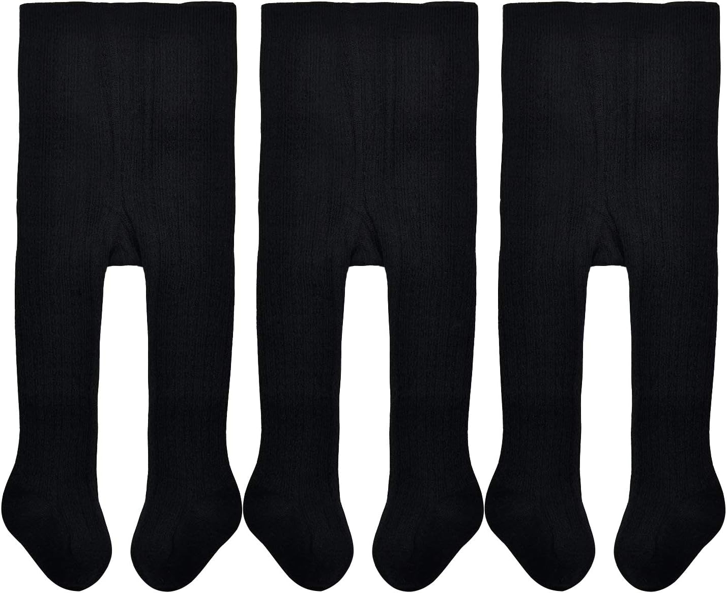 NovForth Baby Girls Tights Toddler Boys Tights Leggings Pantyhose Stockings for Infant (Pack of 3)
