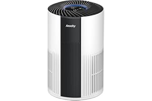 Purificateurs d'air AEOCKY de 2e génération avec filtre 5 en 1, préfiltre lavable pour chambre à coucher, pour la fumée de po