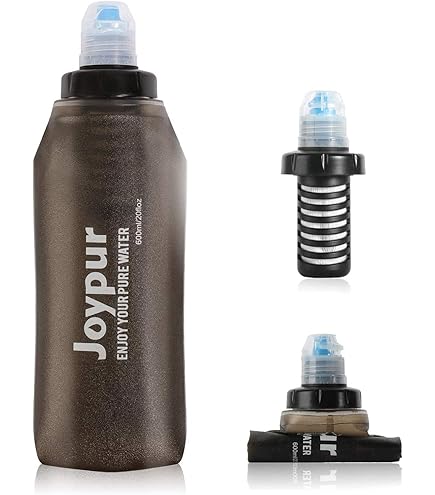 Collapsible Water Bottles 2-Pack Tactiko Purifying Water
