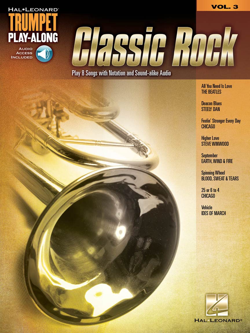 Trumpet Play-Along Volume 3: Classic Rock (Includes Online Access Code)