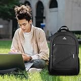 MATEIN 17 Inch Travel Backpack Water Resistant Anti Theft Laptop Daypack Black view 6