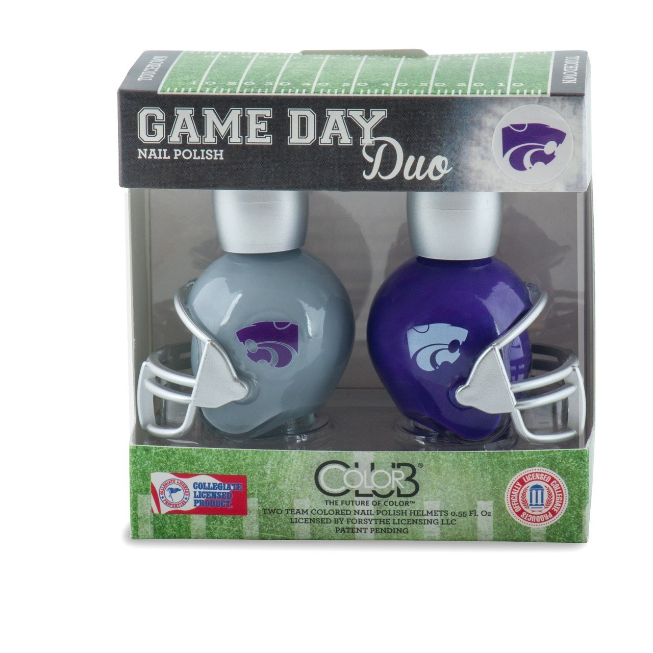 Kansas State Wildcats Game Day Duo Nail Polish