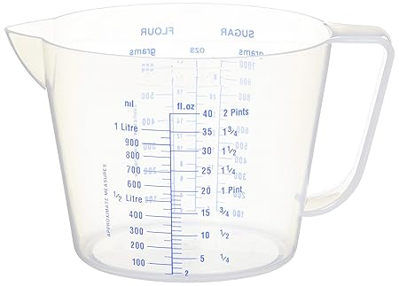 Compra Altuna/bikain - Jarra medición 1l Transparente en Amazon.es