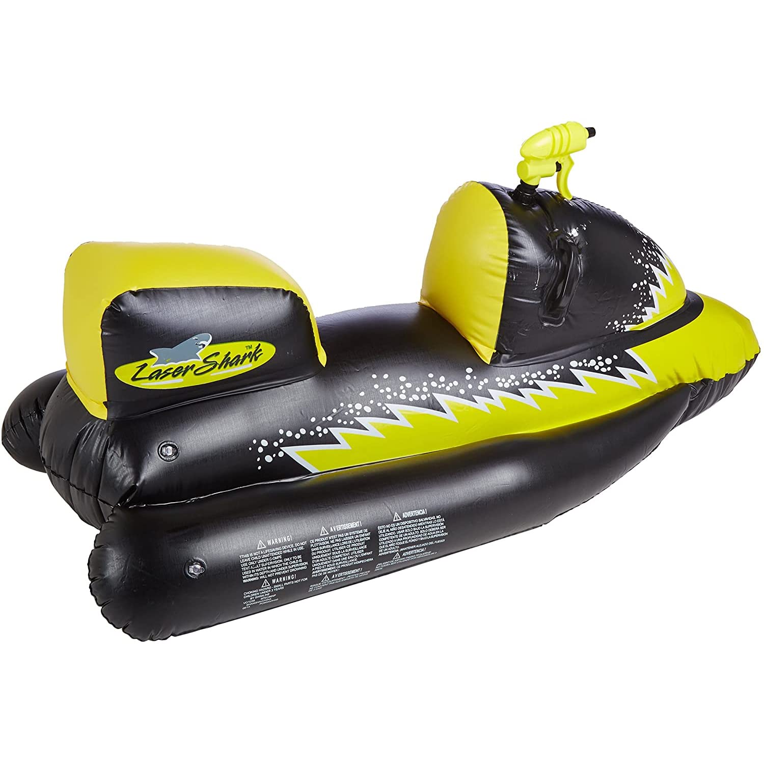 Photo 1 of Swimline Lasershark Wet-Ski Squirter Black/Yellow, 51"/26"/25"