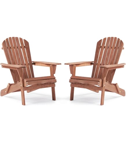 Chaise de jardin Adirondack avec pouf Bois de sapin solide Vert