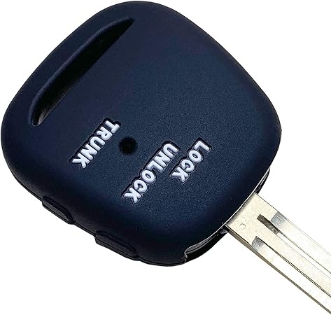 Amazon Ikt トヨタ車用 キーレスキー用シリコンカバー ブラック サイド2ボタン ヴィッツ ウィッシュ エスティマ カローラ プロボックス など 専用設計でピッタリサイズ 傷防止に最適 さらさらシリコンで手触り快適 トヨタ Toyota車用 Tks 006bk 車