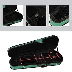 adm 4/4 Full Size Violin Hard Case Basic