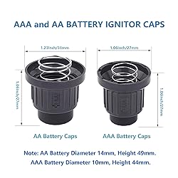 Qtcial AAA and AA Battery Ignitor Button