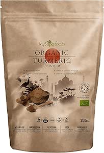 MySuperFoods Cúrcuma en Polvo Orgánica 200g, Fuente ...