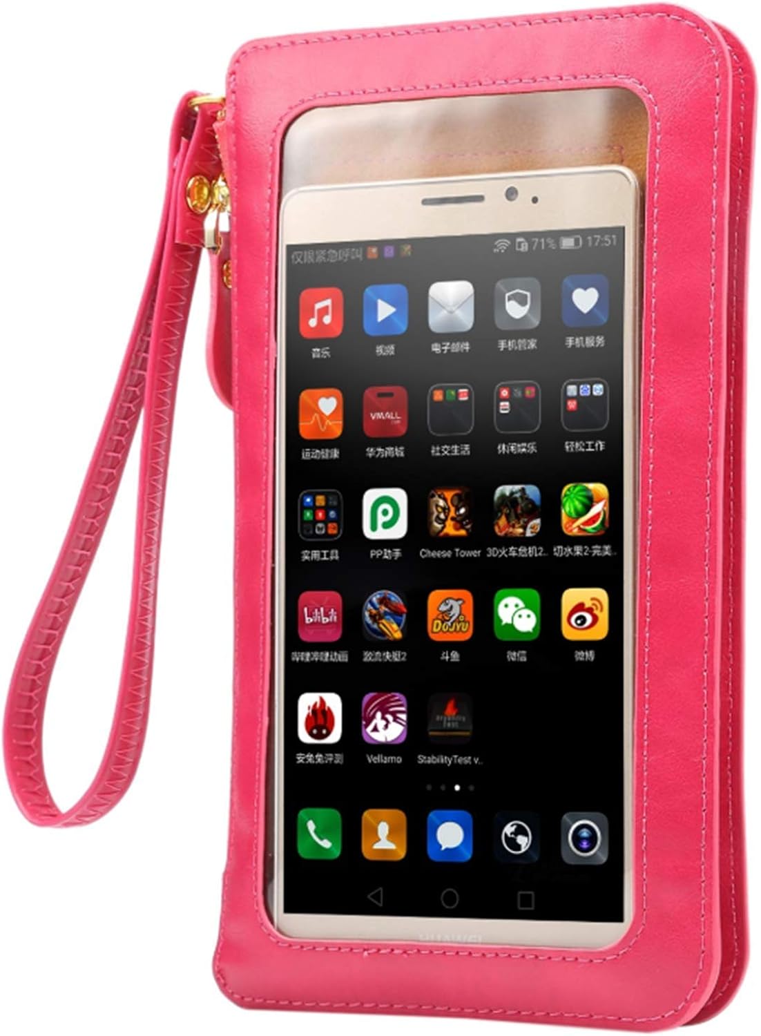 Women Touch Screen Crossbody Phone Purse, Mini Cell Phone Shoulder