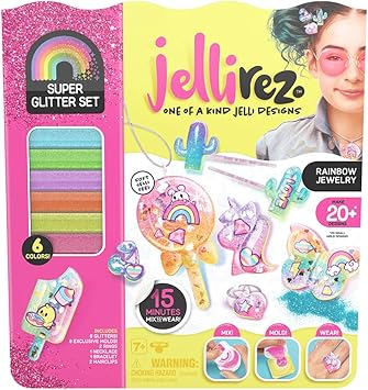 Jelli Rez Super Glitter Rainbow Pack 