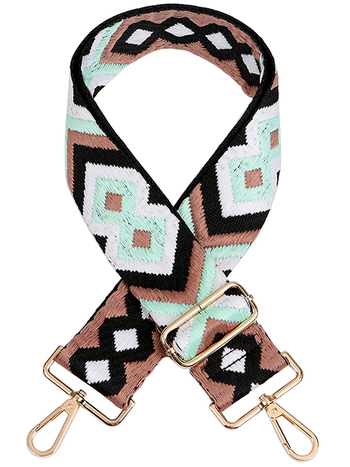 Adjustable Wide Shoulder Strap Replacement Belt Crossbody Canvas Bag Handbag Wide 3.8cm