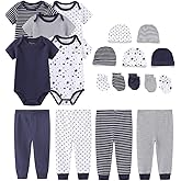 Kiddiezoom Newborn Baby Girl Boy Clothes Baby Outfits Pants Bodysuits Gifts Set Layette Set 0-3 Months
