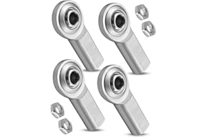 RH 1/4"- 28 Thread x 1/4" Bore, Rod End Bearing Heim Joints Right Hand Female Thread Heim Joint, 1/4 x 1/4-28 Stainless Femal