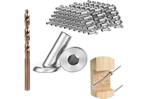 BLIKA 40 Pack 25 30 35 Degree 1/8" Angle Beveled Protector Sleeves, Angled Post Protector for 1/8" Cable Railing, T316 Stainless Steel, 30 Degree Angle Beveled Protector Sleeves