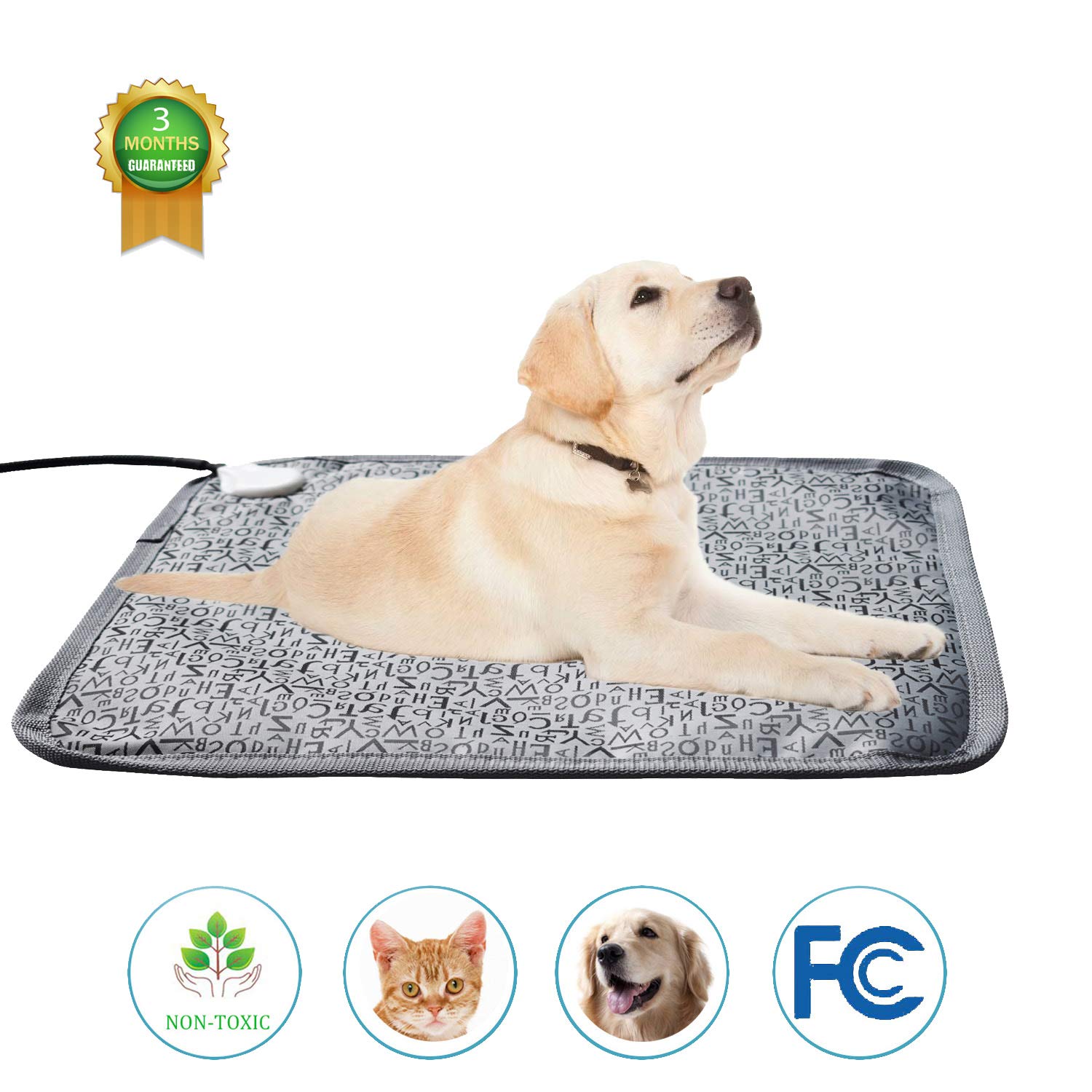 Large Heated Pet Dog Cat House Warm Waterproof Electric Heating Pads