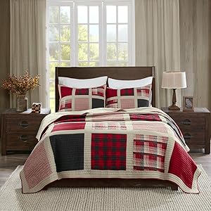 Woolrich Huntington Quilt Mini Set Cal King Red, King King