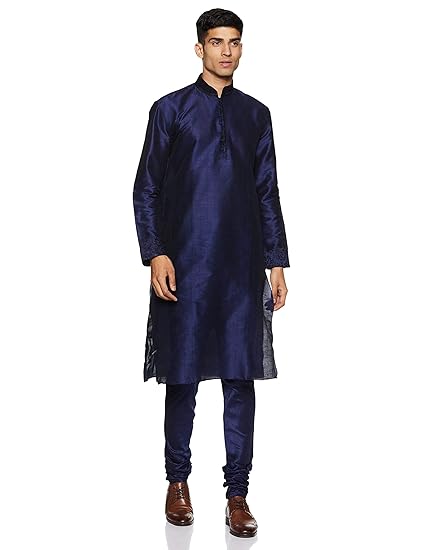 Men's Silk Kurta Churidar