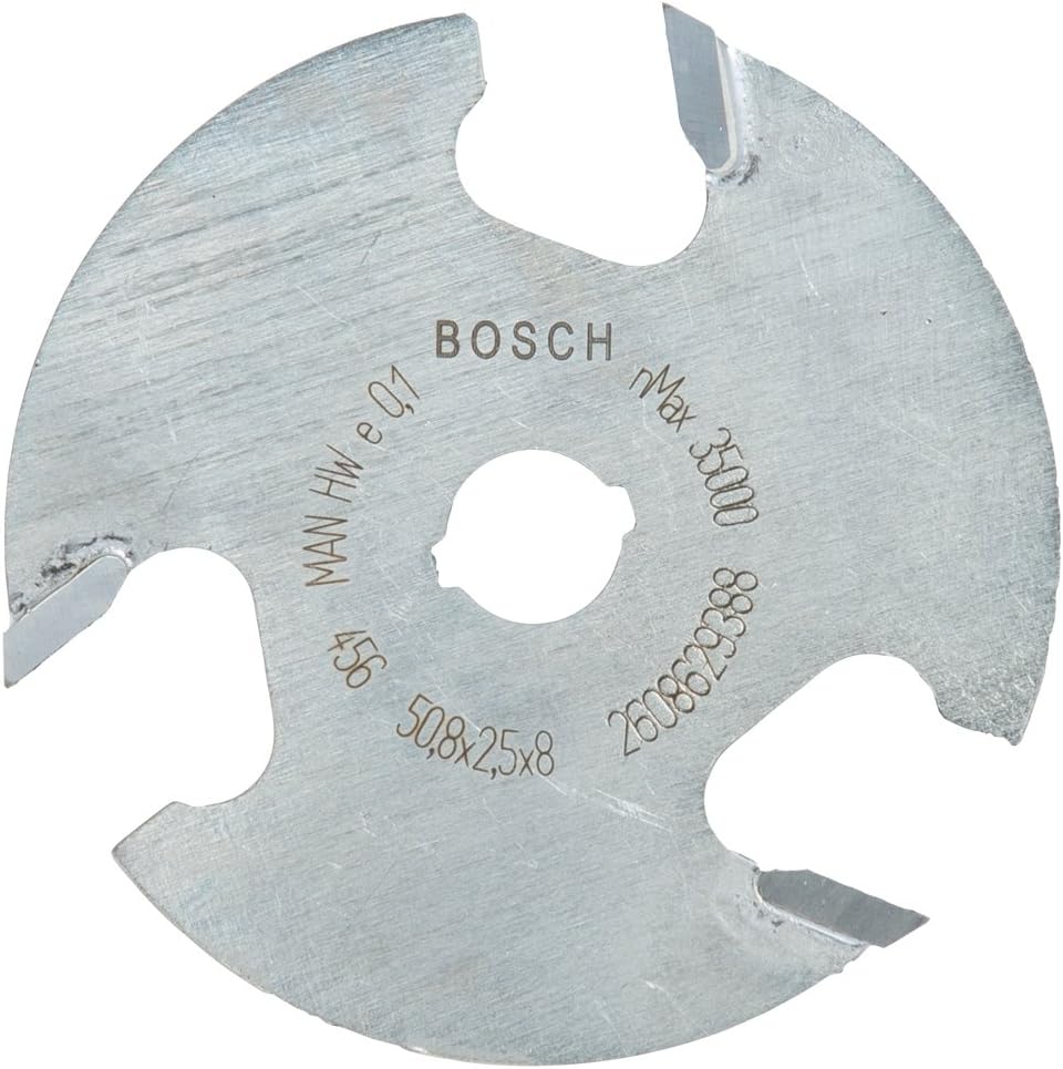 Bosch Accessories 2608629388 Panel Chamfer bit, Silver, 8 x 51 x 4 mm, Arbeitslänge 2,5 mm